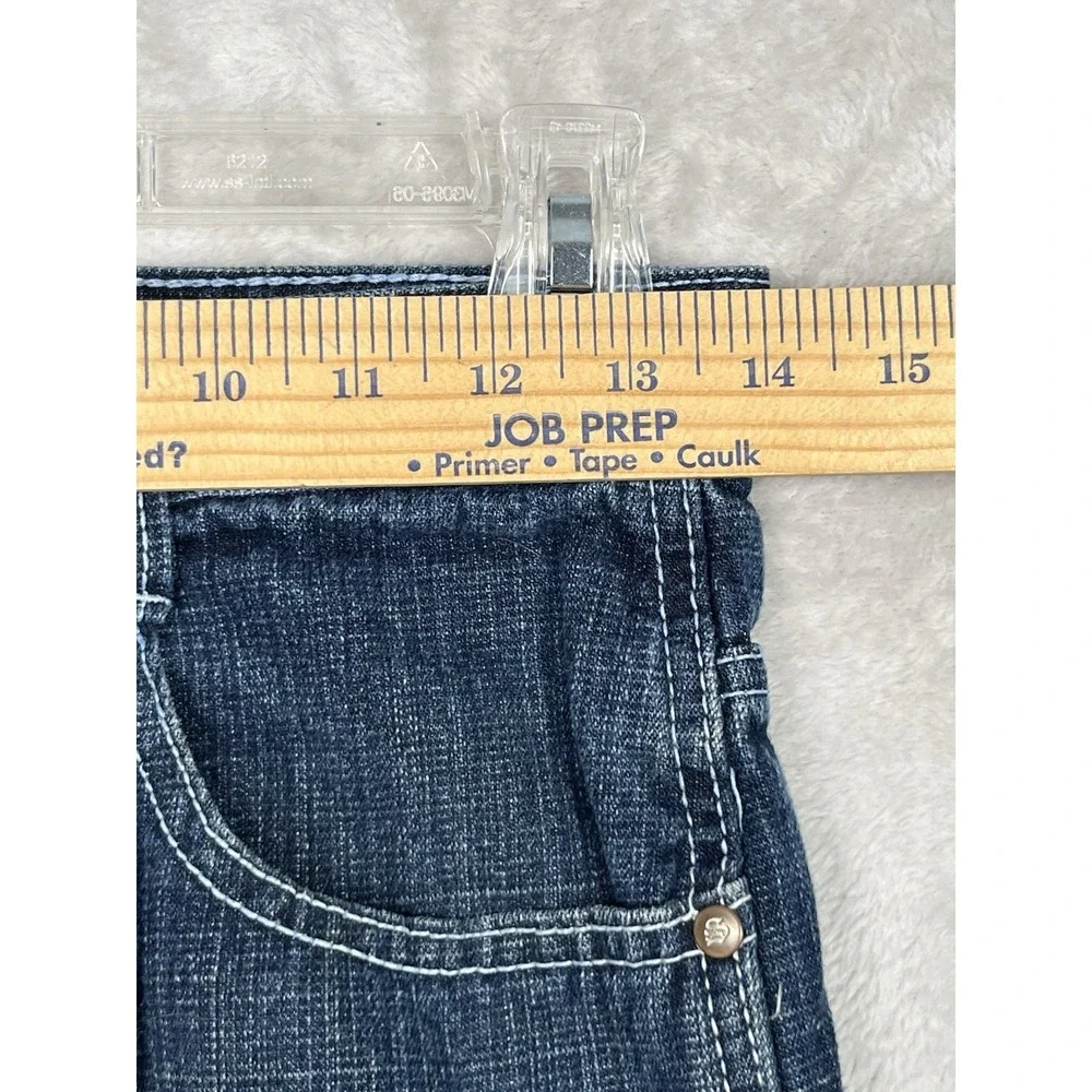Southpole Boys Jeans Straight Leg Youth 12 Blue Trendy Faded 28x27